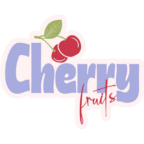 Cherry Fruits Font Sticker