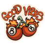 Cherry Good Vibes Sticker