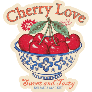 Cherry Love Sticker