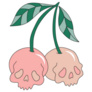Cherry Sculls Sticker