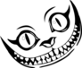 Cheshire Cat Grin Sticker