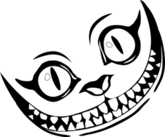Cheshire Cat Grin Sticker