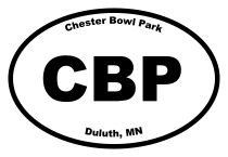 Chester Bowl Park Oval Sticker