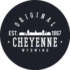 Cheyenne, Wyoming University Style Sticker