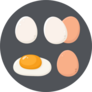 Chicken Eggs Food Icon Sticker