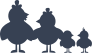 Chicken Family Sticker