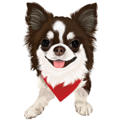 Chihuahua Bandana Sticker