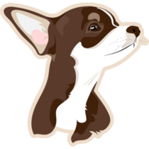 Chihuahua Beige Sticker