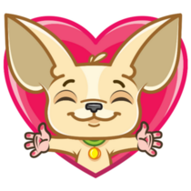 Chihuahua Emotion Sticker 