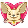 Chihuahua Emotion Sticker 