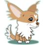 Chihuahua Heart Sticker 