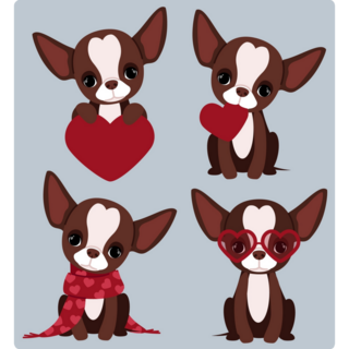 Chihuahua Love Sticker Sheet