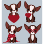 Chihuahua Love Sticker Sheet