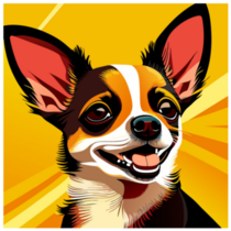 Chihuahua Pop Art Sticker