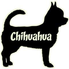 Chihuahua Silhouette Sticker