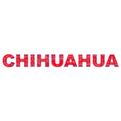 Chihuahua Text Sticker