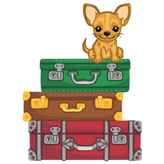 Chihuahua Traveler Sticker