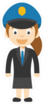 Child in Police Officer Costume Sticker