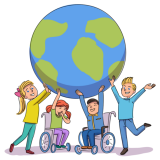 Children Disability Awareness Day Sticker