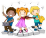 Children Playing Musical Instruments Sticker