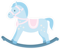Childs Rocking Horse Sticker