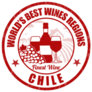 Chile, Finest Wine Grunge Rubber Stamp Sticker