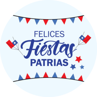 Chile Independence Day Celebration Sticker