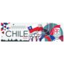 Chile National Day Banner Sticker