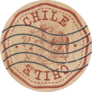 Chile Stamp Travel Passport Sticker