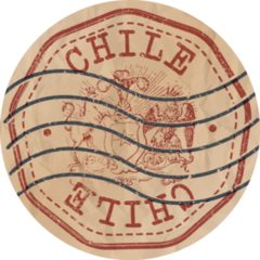 Chile Stamp Travel Passport Sticker