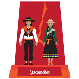 Chilean Native People, Atacameños Sticker
