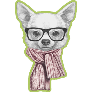 Chilly Chihuahua Sticker