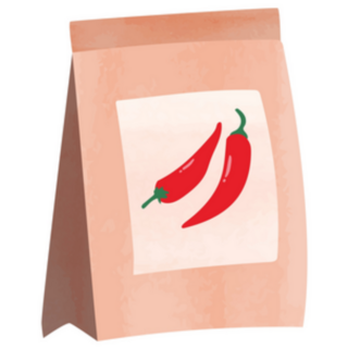 Chilly Seeds Package Watercolor Farm Sticker