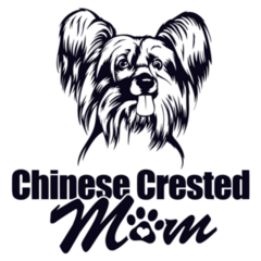 Chinese Crested Mom Sticker