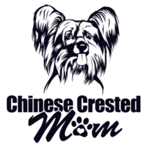 Chinese Crested Mom Sticker