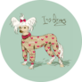 Chinese Crested Outfit Sticker