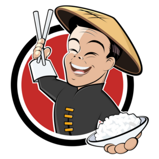 Chinese Food Cartoon Man Sticker