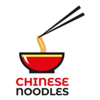 Chinese Noodles Logo Sticker