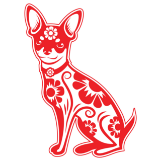 Chinese Zodiac Dog Sticker