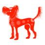 Chinese Zodiac Dog Sticker