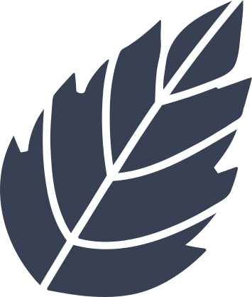 Chipped Leaf Sticker