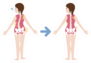 Chiropractic Before After Image Illustration Sticker