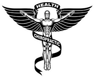 Chiropractic Symbol Is An Illustration Health Sticker
