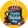 Chocolate Lovers - Hot Chocolate Cup Sticker