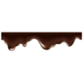 Chocolate Melted Drip Wave Sticker