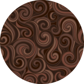 Chocolate Swirl Sticker