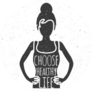 Choose Healthy Life Fitness Sticker