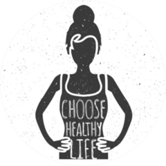 Choose Healthy Life Fitness Sticker