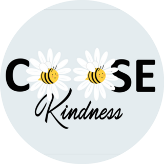 Choose Kindness Bee On Blue Sticker