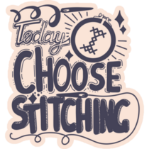 Choose Stitching Sticker